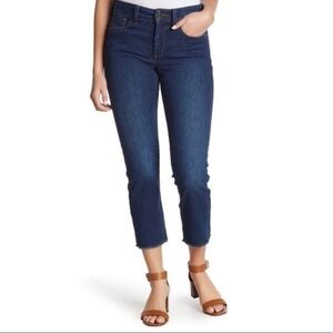 NYDJ Sheri Slim High Rise‎ Raw Hem Ankle Blue Jeans Size 22W